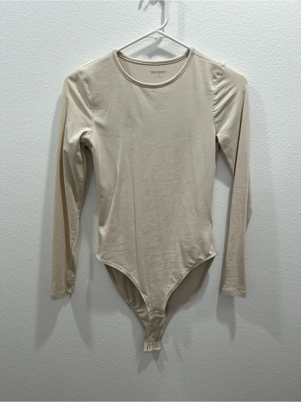 Lot of 3 Old Navy Women's Long Sleeve Bodysuits  - Burgundy cream black layering